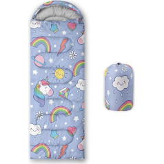 HOSIMA Cartoon Dog Sleeping Bag Cold Climate Sleeping Bag Adult Girls Boys Waterproof Men Warm Camping Hiking Outdoor Travel Hunting Compression Sack