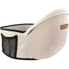Emma Ergonomic Baby Hip Seat (Beige)