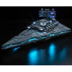 Light Compatible with Lego 75394 Imperial Star Destroyer, Only Lights Set - No Model, Light Lighting Set Compatible with Lego 75394 Star Wars Imperial Star Destroyer