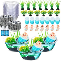 WinnerWhy 24 Set Passover Crafts Baby Moses Bible Felt Craft Sets Pesach Seder Decorations Passover Gifts Pesach Passover Activity for Sunday School