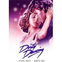 Movie Puzzle Jigsaws 500 Pieces, Wooden Painting Puzzles Dirty Dancing Art Print Picture Jigsaw, for Living Room Art Decor 52 x 38 cm