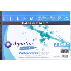 Daler Rowney D431235409 Watercolour Smth Pad Size A4 300gsm