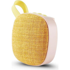 MAIASAURA Corn Music Box and Stories with 50 Tracks, 4 Hours of Listening Time, The Storyteller for Children from 0 to 8 Years, Lullabies Fables for Peaceful Sleep (Yellow Pink)