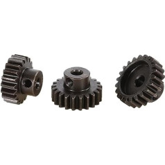 Ritzelsatz, Motorzahnradsatz, Ritzel-Spiralstirnrad 3-tlg. 1 Modul 11T 12T 13T Stirnrad 5-mm-Wellenmotorzahnrad 1M 20T 21T 22 Zähne Ritzelmotorzahnrad for bürstenlosen 1/8-Automotor mit Gehrungsschnec