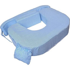 Coussin Twin Plus bleu et blanc - Import Allemagne