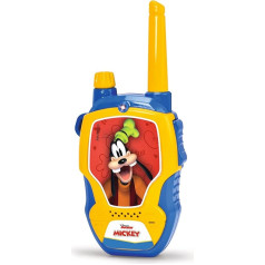 Dickie Toys Walkie Talkie Disney Mickey Mouse 2 Radios Specially Designed for Children Aged 4+ Up to 100m Range Toy Radios