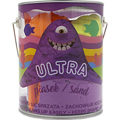 Epee Ultra smilšu kanna 900g 4 lielas veidnes 2 instrumenti violeta jūras dzīve