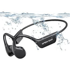 Relxhome Bone Sound Headphones, Swimming Headphones Built-in 32GB Memory, MP3 Sports Headphones Bluetooth 5.3, IPX8 Waterproof, Open Ear Headphones for Swimming Running, 10 Hours Playtime