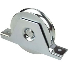 DOJA Industrial Sliding Door Rollers Units Castors for Cabinet with Screw Support Sliding Doors Swivel Castor U Profile Sliding Door Track Roller Door Pulley Wheel