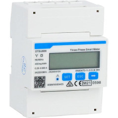 3 Phase 4P Electricity Meter DTSU666 AC Ampere Volt Power Energy Monitor Smart Meter Power Sensor for PV System DIN 35 mm Electricity Meter Power Sensor, RS485 Modbus-RTU 3 x 220/380V 5(80)A