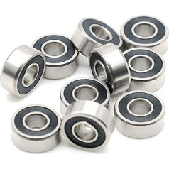 10 Stück S684-2RS 4X9X4mm Edelstahllager 684RS Lager 684 Kugellager