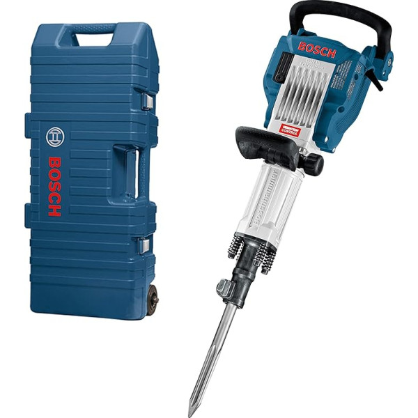 Bosch Professional GSH 16-28 breakdown hammer, 400 mm pointed chisel, 28 mm tool holder, 41 J impact energy, 1,750 W., 0611335100