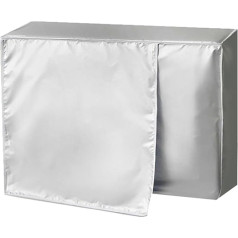 Air Conditioner Outer Cover Oxford Cloth Air Conditioner Waterproof Sunscreen Air Conditioner Outdoor Cover Heating Cooling Replacement Parts (Large 1.5P)