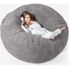 Lounge Pug , 'Mega-Mammoth' Sofa Sitzsack XXL, Schlafsofa, Cord Schiefergrau