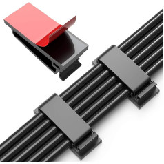 Jirvy Self-adhesive cable clips.