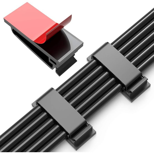 Jirvy Self-adhesive cable clips.