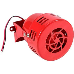 Horn Loud 12 V 110dB Elektroauto Lkw Motorrad Driven Brake Motor Air Raid Sirene Horn Alarm Laut 50er Jahre rot MEHRWEG VERPACKUNG