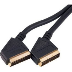 Kabel-Tex Scart to Scart 21-Pin Gold Cable 1.5 m Cable