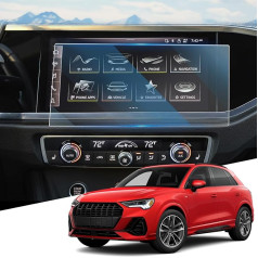 WEIPIN Screen Protector Compatible with Aud-i Q3 F3 2019-2023 2024, 8.8 Inch and 10.1 Inch MMI Navigation Protective Film for Aud-i Q3 F3 Accessories, 9H Anti-Scratch