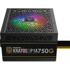 GAMDIAS Kratos P1A-750 Power Supply 750W RGB 80PLUS Gold