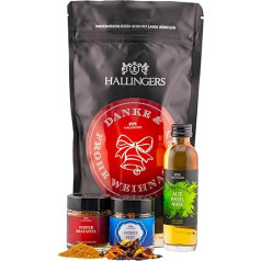 Hallingers Danke & Frohe Weihnachten - Christmas Gifts Wonder Bag, Gourmet Delicacies as Gift Basket for Christmas (Set) - Gift in Summer & as a Perfect Barbecue Gift | New Home G