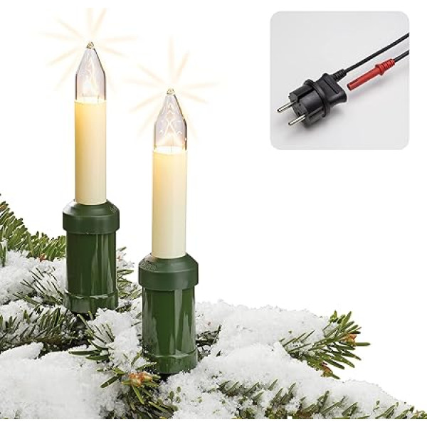 Hellum Shaft Candle Indoor Fairy Lights in Various Designs
