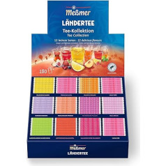 Meßmer Country Tea Collection Box | 12 Popular Country Tea Varieties in 180 Tea Bags | Now with High-Quality Banderole | The Perfect Tea Gift | Gluten Free | Lactose Free | Vegan
