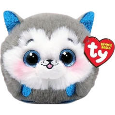 Maskots jūs beanie bumbiņas husky pelēks