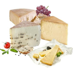 Almgourmet - Gourmet Cheese - Set of 4 Tyrolean Cheeses (1100g) - Especially Suitable for Pasta and Pizza