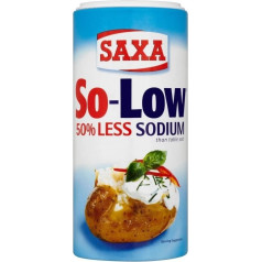 Saxa So-Low Reduzierte Natriumsalz (350g) - Packung mit 2