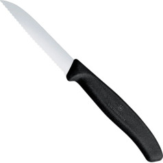 Victorinox Zāģēts mizotājs - naža garums 80/189 mm - melns