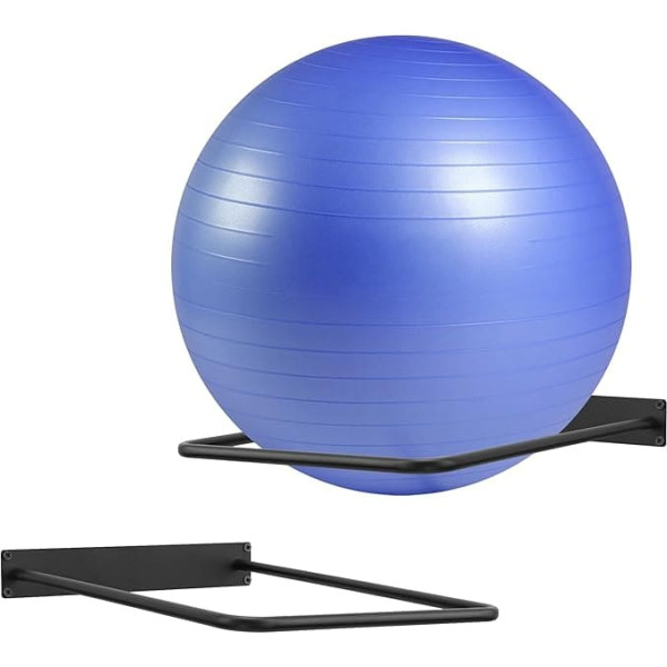 XIAOPEIZHI, Ball Holder Wall Mount, Pregnancy Ball Holder, Gym Ball Holder, Stability Ball Stand for Home and Yoga Studios or Commercial Gyms, Acts as a
