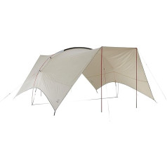 Grand Canyon TAHUTA Shelter 4 - Tarp/Awning 500 x 400 cm - Rectangular Shape, UV50+, Waterproof - Mojave Desert (Beige)