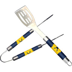 Northwest NCAA Michigan Wolverines Unisex BBQ Utensils Set, One Size, Team Colors