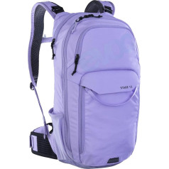 EVOC Stage 12 Backpack (Adjustable Shoulder Straps with Brace Link, Air Flow Contact System, Includes Hydration Bladder Compartment, Tool Compartment and Compression Straps, One Size)