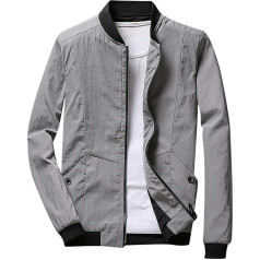 SRZYMJ Men's Beige Winter Coat Transition Jacket Lightly Lined Outdoor Jacket Winter Jacket Leather Softshell Jacket Quilted Vest with Hood Functional Jacket Parka Winter Sports Jacket Leisure Jacket