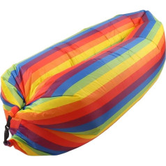 SPYMINNPOO Inflatable Sofa Camping Inflatable Lounger Air Sofa Portable Inflatable Chair Blow Up Couch with Storage Bag Suitable for Adults Children