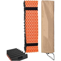 Camping Sleeping Mat, Backpack Sleeping Mat, Waterproof Outdoor Sleeping Mat, Foam Camping Mattress, Compact Camping Mat, Foam Mats, Double Sided Thermal Comfort for Tent,
