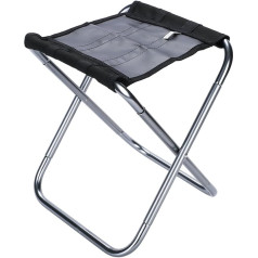 Qchomee Ultralight Folding Stool Fishing Stool Mini Folding Chair Camping Fishing Travel Hiking Garden Beach Patio