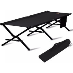 WDFYD Oversized Camping Cot Supports 200 lbs Sleeping Bed Folding Steel Frame Portable with Carry Bag