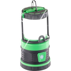 Lunartec Battery Lantern: 3-in-1 LED Battery Camping Lantern with Ceiling Light and Power Bank, 3,600 mAh (Camping Lantern Battery, LED Lantern Battery, Table Lamp Battery)