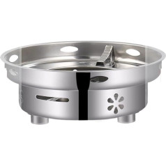 TREGOO Camping Grill Hot Pot Alcohol Heater Outdoor Household BBQ Stainless Steel Spirit Cooker Party Camping Cooking Stove Tourist Burner