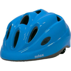 Nilox Unisex Jugend kinderhelm, blau, M