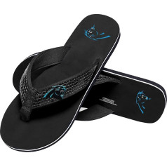 FOCO Sequin Flip Flop Women's NFL Women's Flip Flop with Sequins