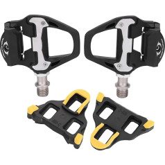 Vbestlife Bicycle Pedals, SPD SL Cycling Road Bike Self-Locking Pedals with Studs Bicycle Pedals Repair Replacement