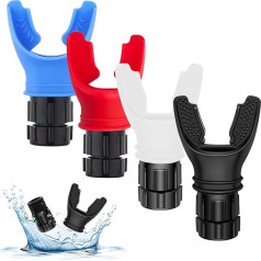 Tragbarer Muskeltrainer, verstellbares Übungsgerät, Übungsgerät mit Widerstand, verstellbar, Laufmuskeltrainer, verbessert die Kraft, Atmungstrainer für tägliches Fitnesstraining, 4 Stück