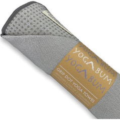 Yogabum Klassische Kollektion Anti-Rutsch Yoga-Matte Yoga Handtucher (Cloudy Grey)