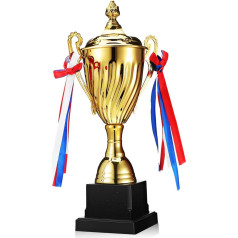 HLUONGTN Fußballtrophäe Fußballtrophäe Wettbewerbstrophäe Große Trophäe Auszeichnung Trophäen Trophäe Für Spiele Trophäe Auszeichnung Trophäe Cup