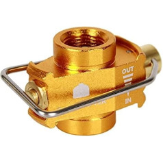 Hausdec Camping Gas Saver Plus Gas Converter Shift Lever Refill Flat Tank Conversion Adapter Camping Gas Adapter Valve Gold