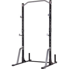 Body Champ pbc530 Power Rack System with Weight Plate Storage, Unisex Adult, Black/Grey, One Size